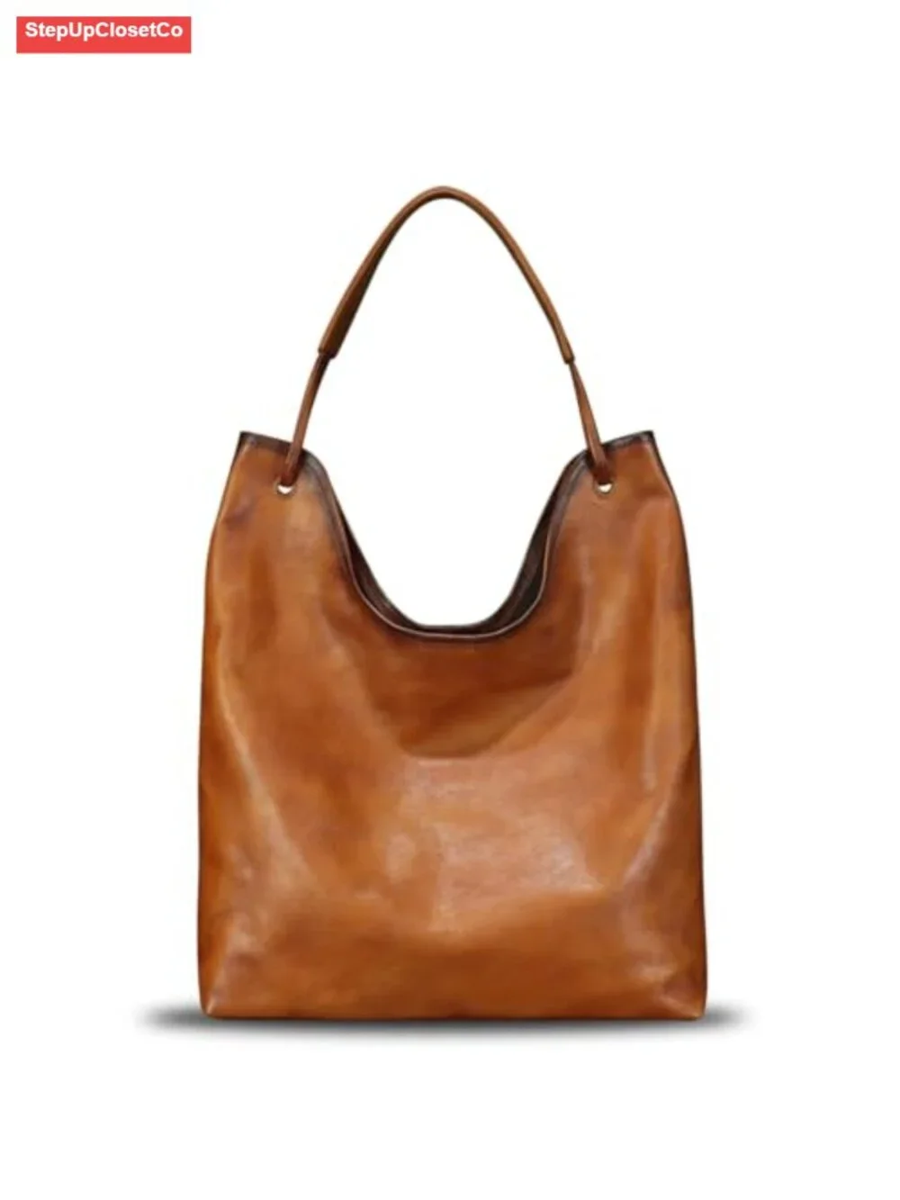 Genuine Leather Hobo Bag Large Tote Vintage Shoulder Satchel Purse Work